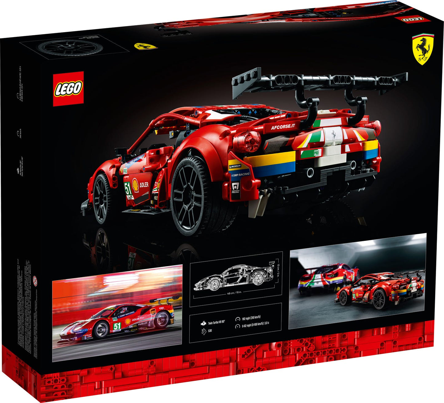 LEGO Technic Ferrari 488 GTE “AF Corse #51” 42125