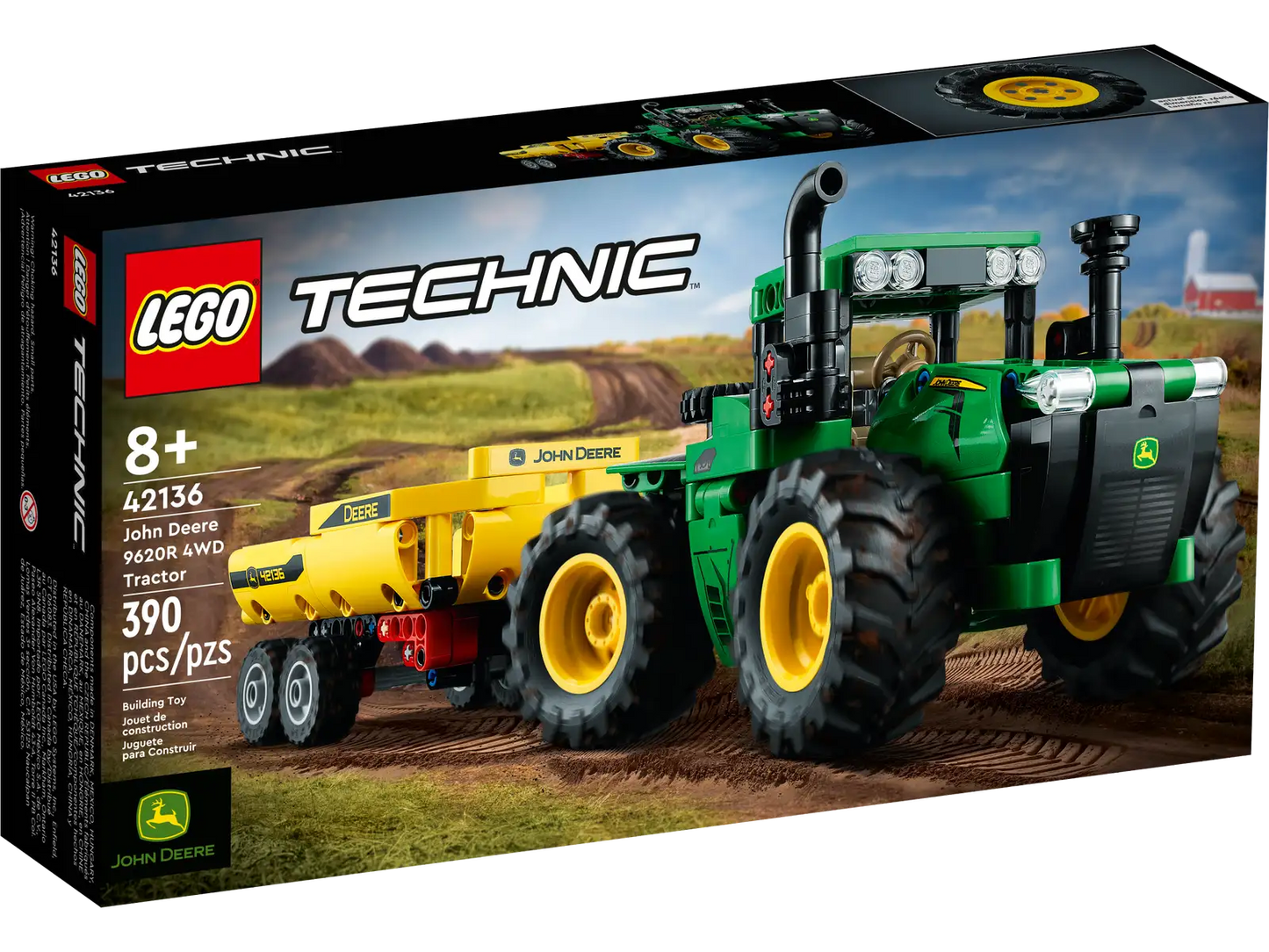 Lego Technic John Deere 9260R 4WD Tractor 42136