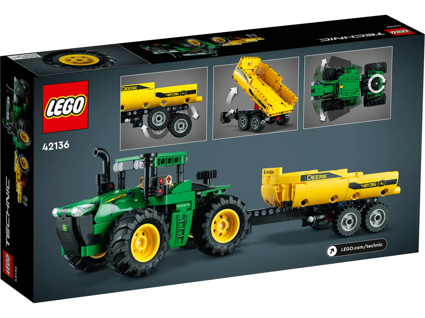 Lego Technic John Deere 9260R 4WD Tractor 42136