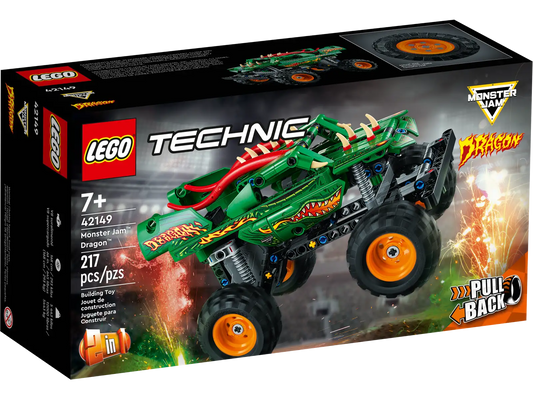 Lego Technic Monster Jam Dragon 42149