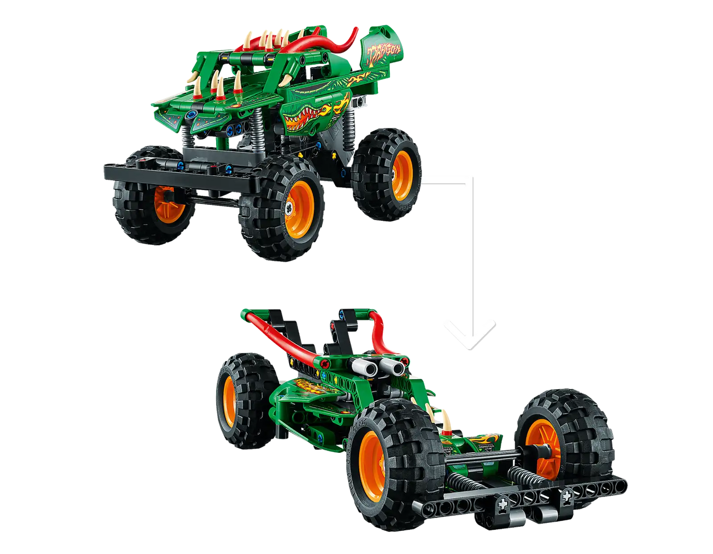 Lego Technic Monster Jam Dragon 42149