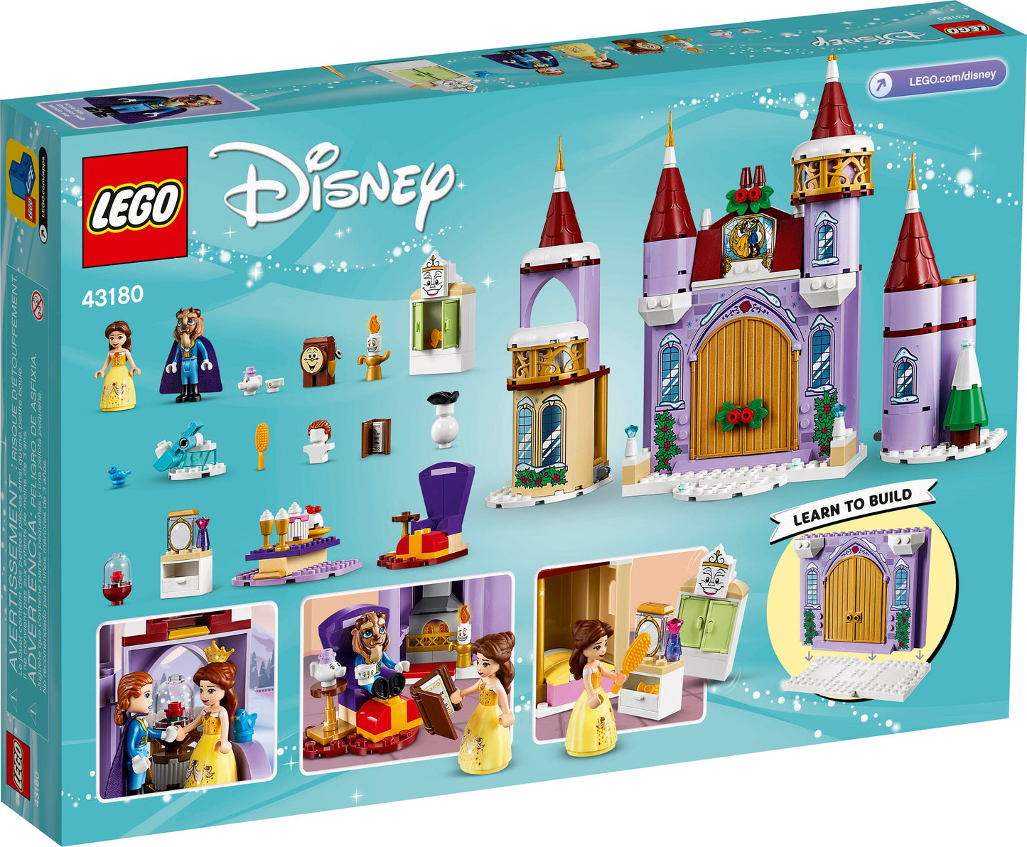Lego Disney Princess Belle's Castle Winter Celebration 43180