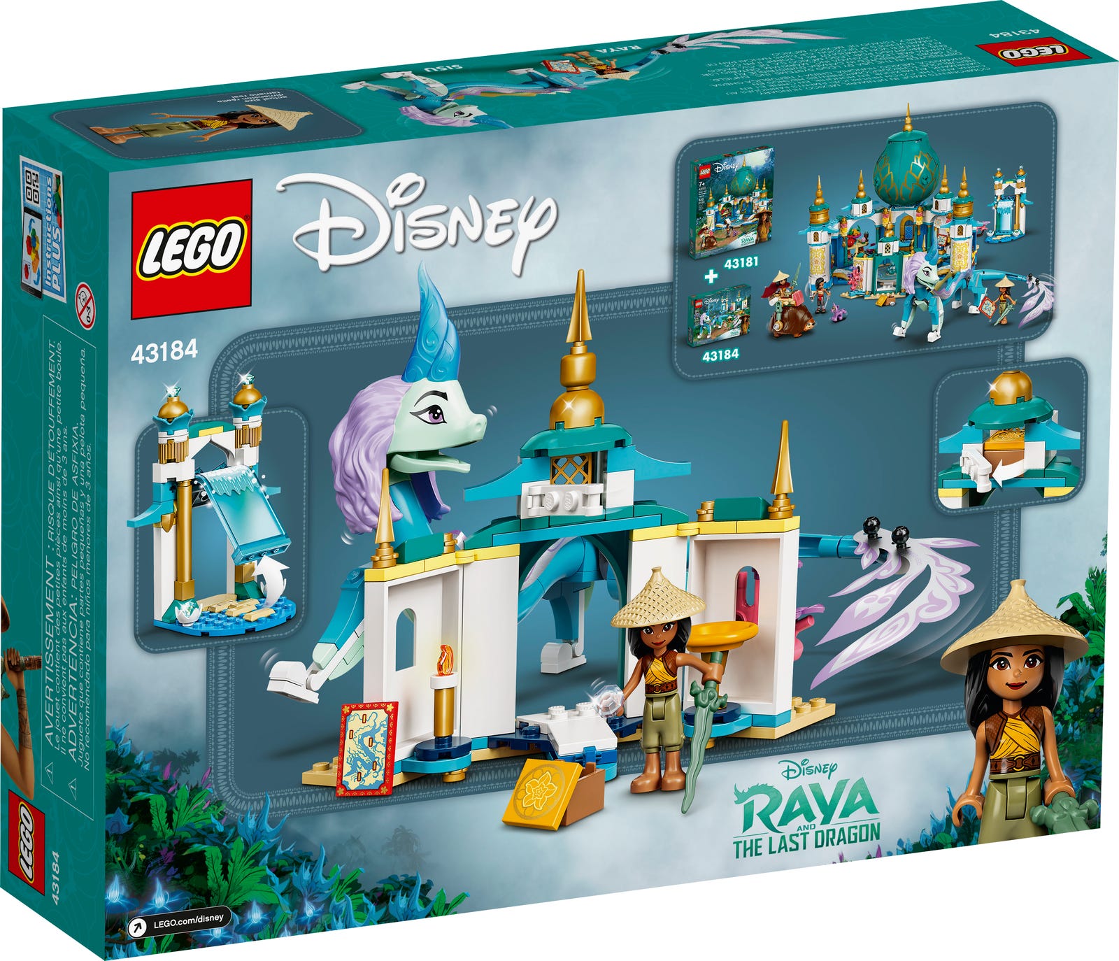 Lego Disney Raya & Sisu Dragon 43184