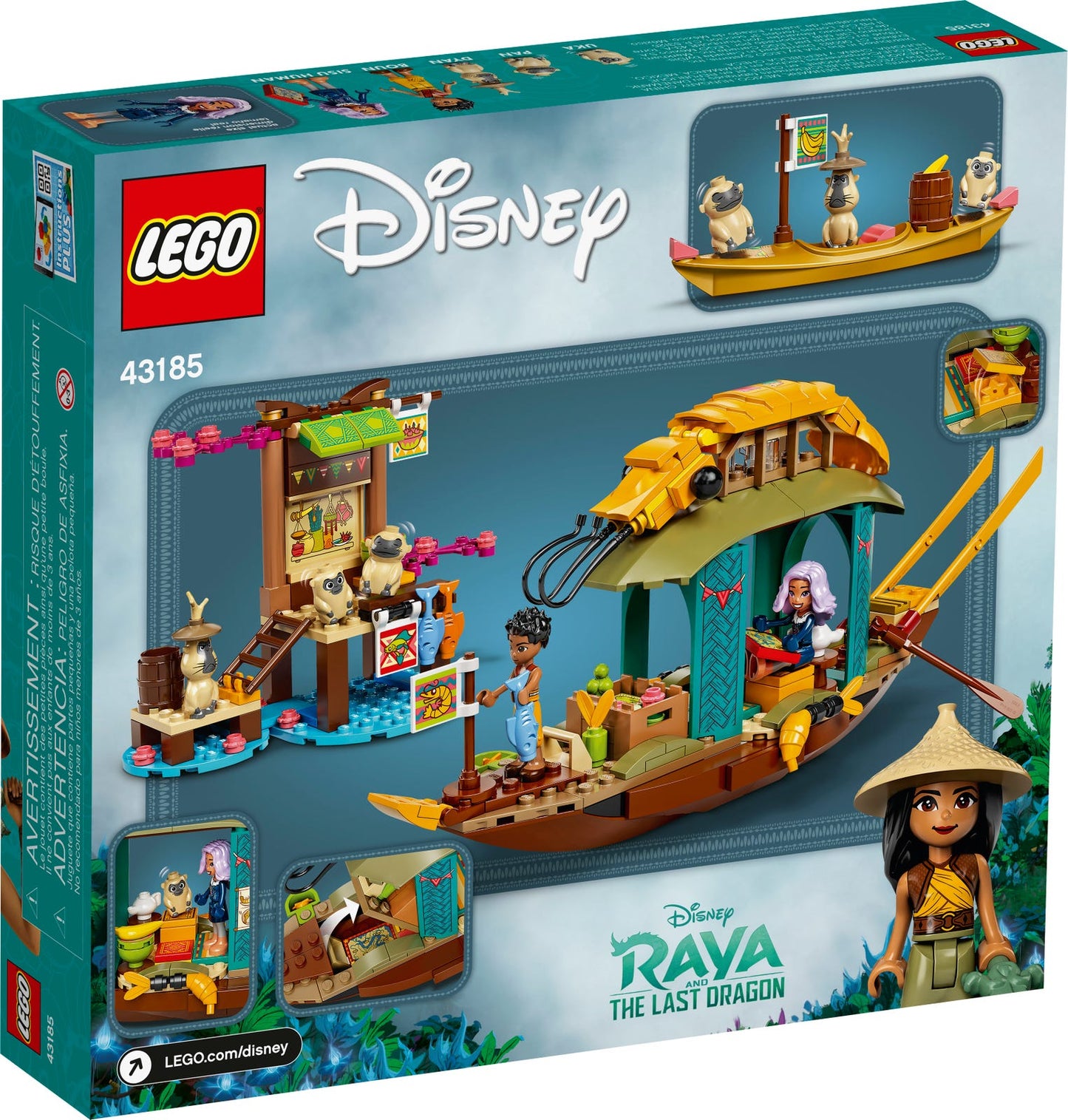 LEGO Disney Raya Boun's Boat 43185