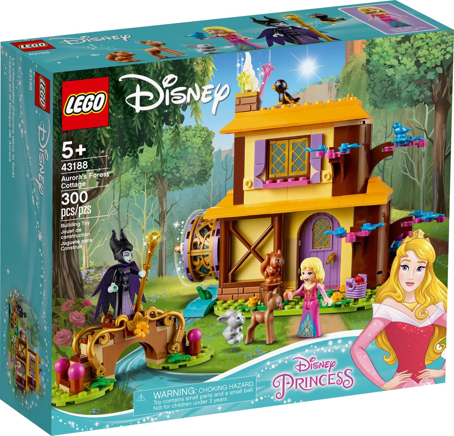 LEGO Disney Princess Aurora's Forest Cottage 43188