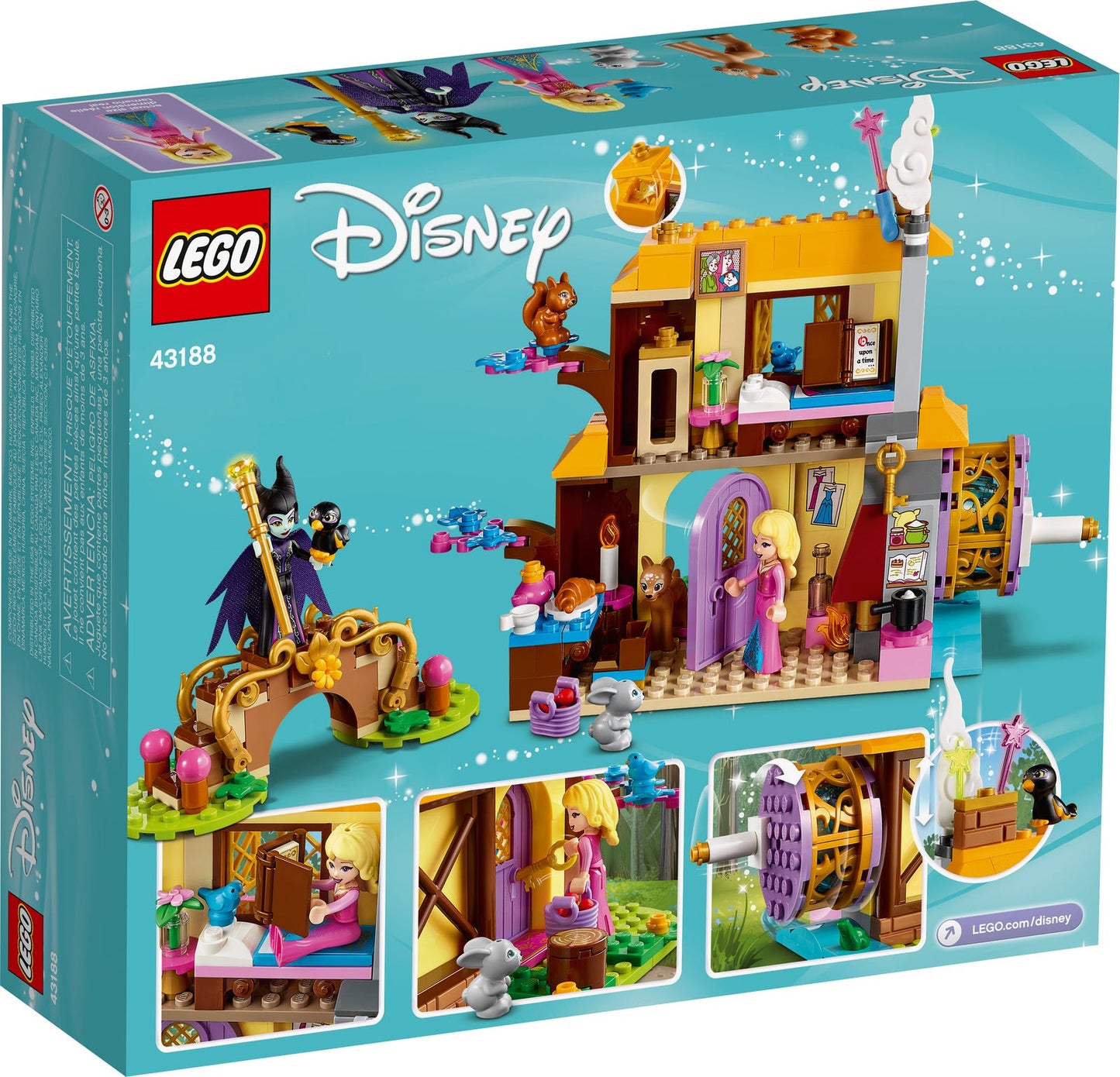LEGO Disney Princess Aurora's Forest Cottage 43188