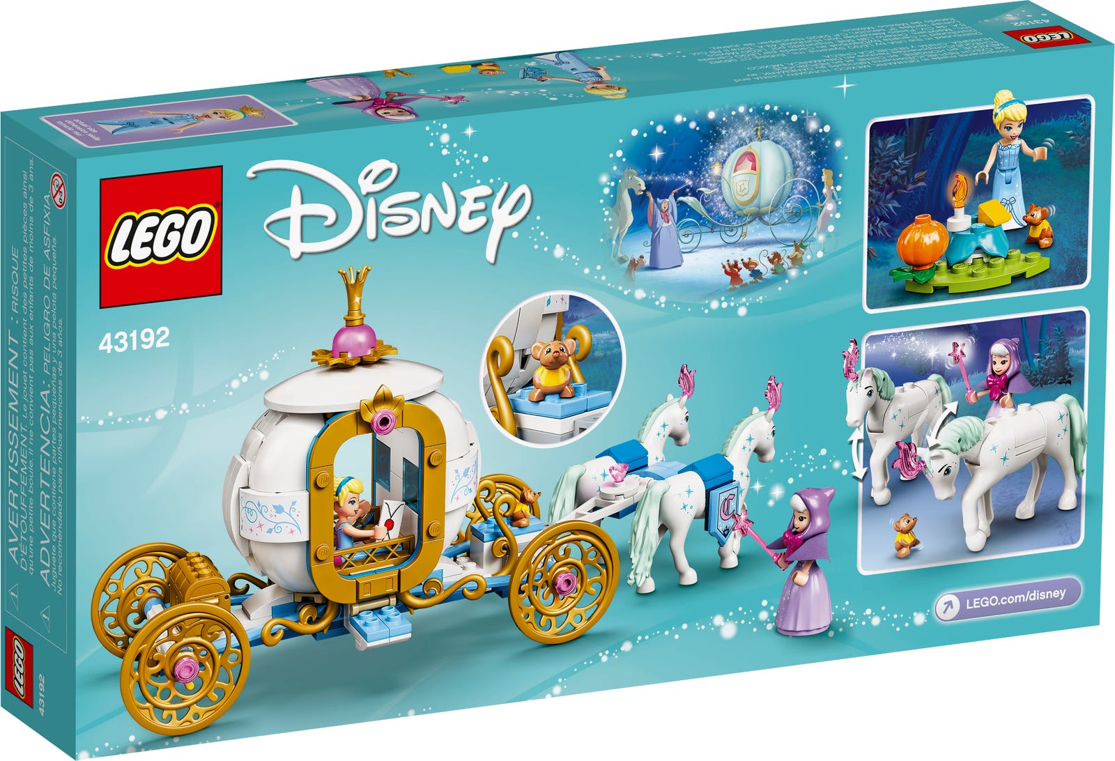 LEGO Disney Cinderella's Royal Carriage 43192