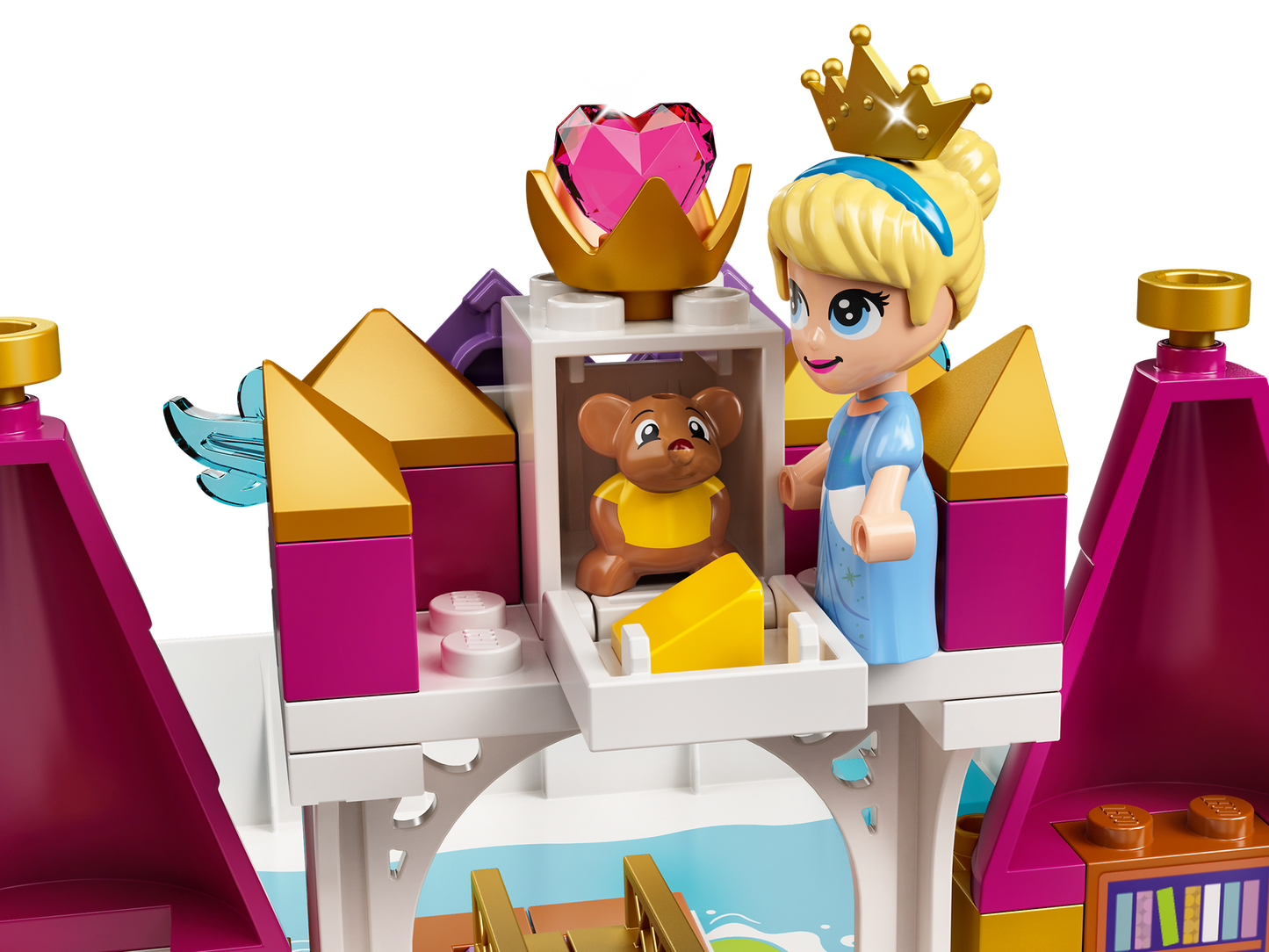 Lego Ariel, Belle, Cinderella & Tiana's Storybook Adventures 43193