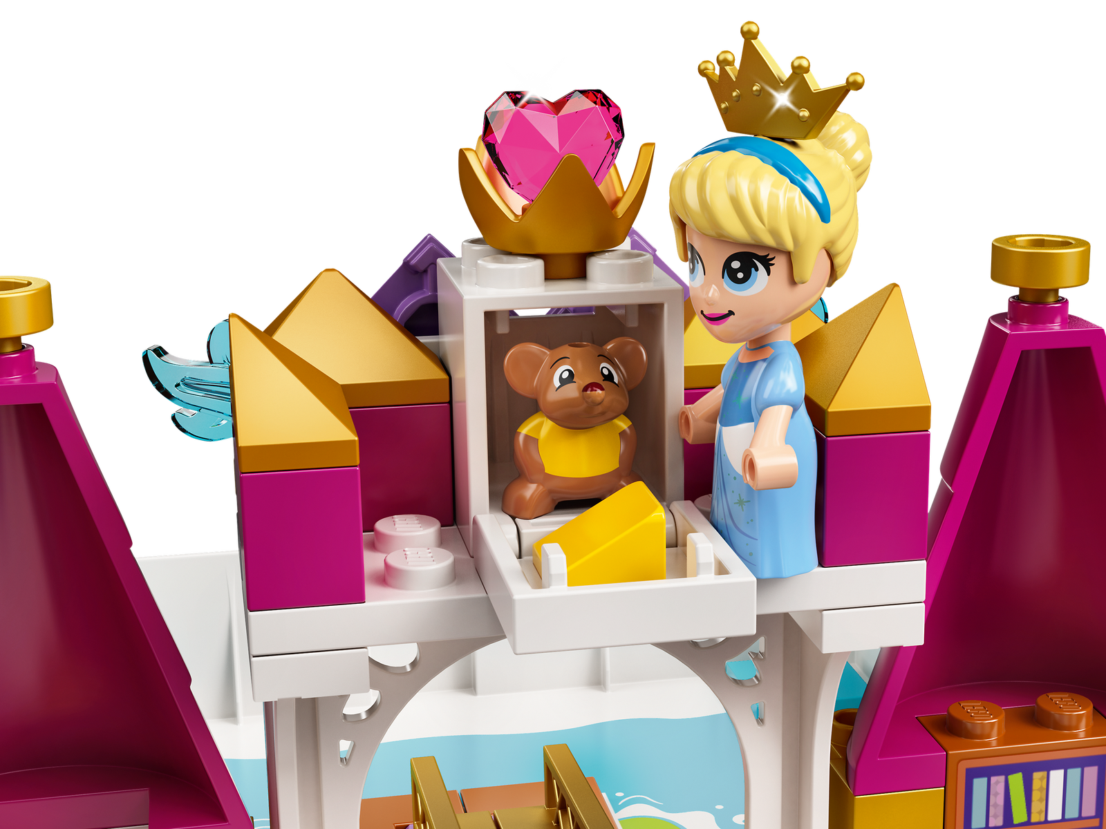 Lego Ariel, Belle, Cinderella & Tiana's Storybook Adventures 43193