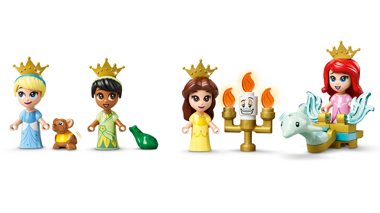 Lego Ariel, Belle, Cinderella & Tiana's Storybook Adventures 43193