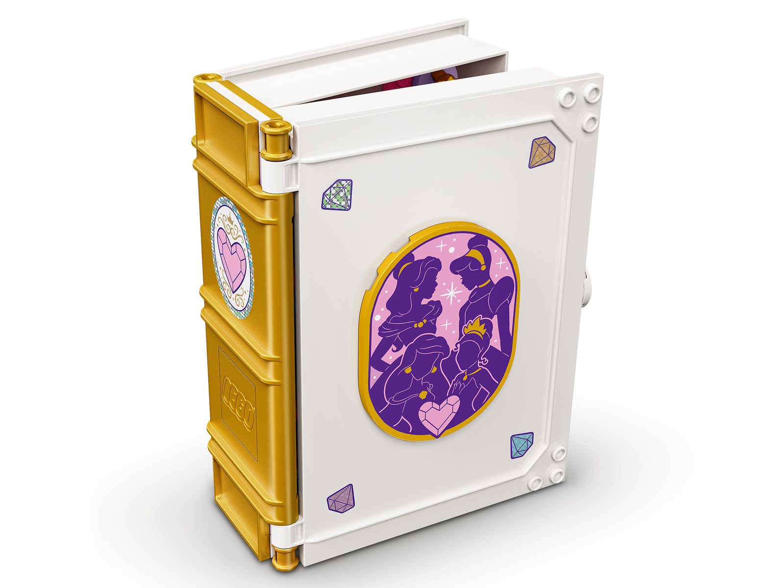 Lego Ariel, Belle, Cinderella & Tiana's Storybook Adventures 43193