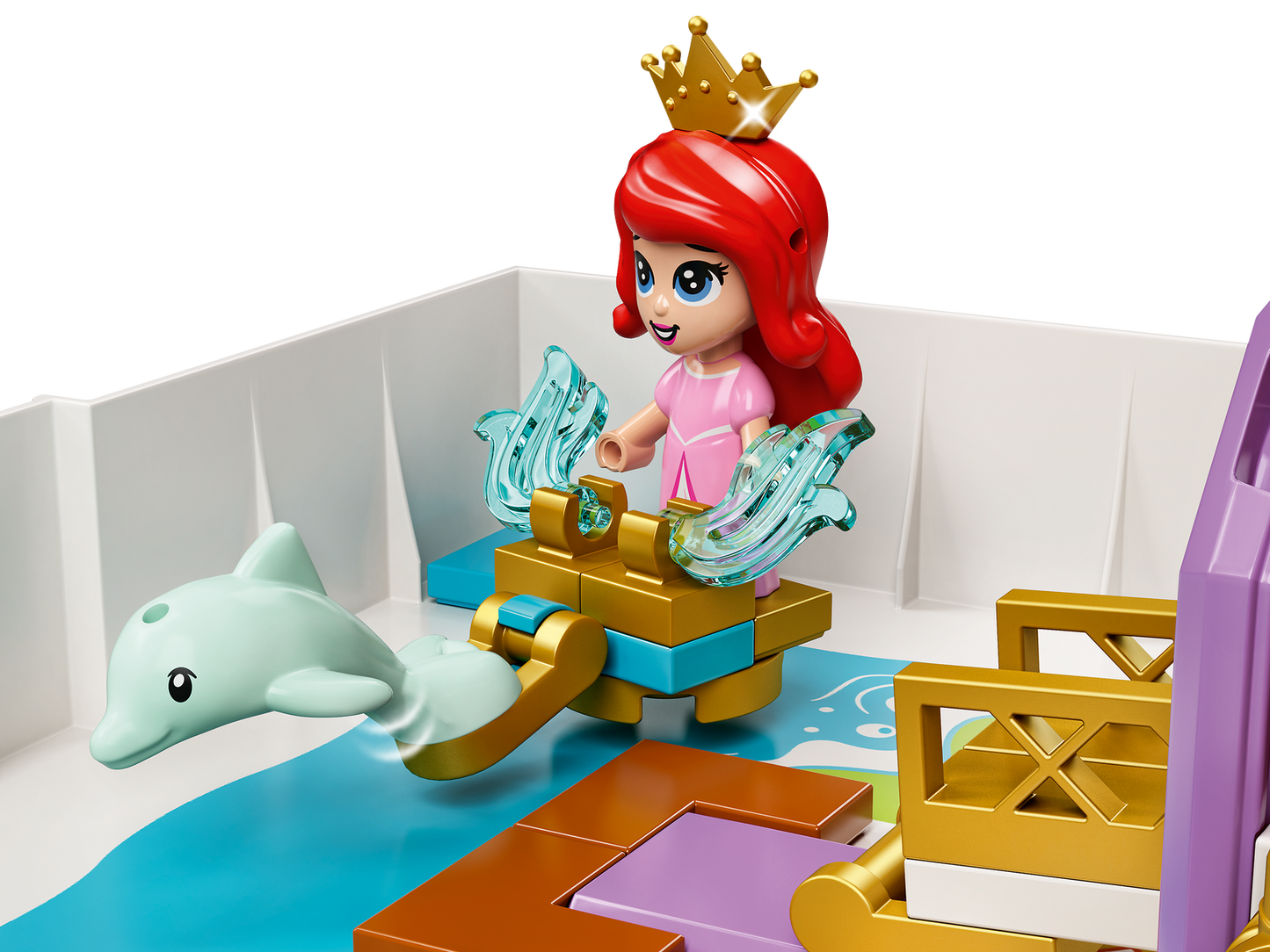 Lego Ariel, Belle, Cinderella & Tiana's Storybook Adventures 43193