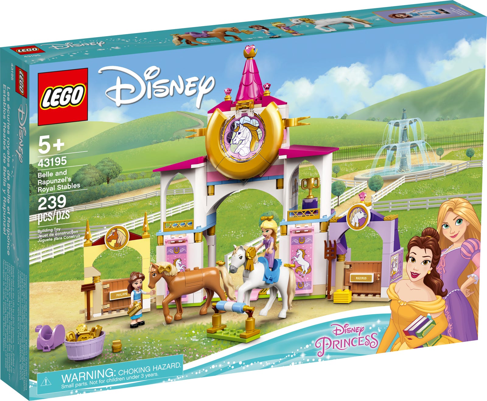 Lego Disney Princess Belle & Rapunzel's Royal Stables 43195