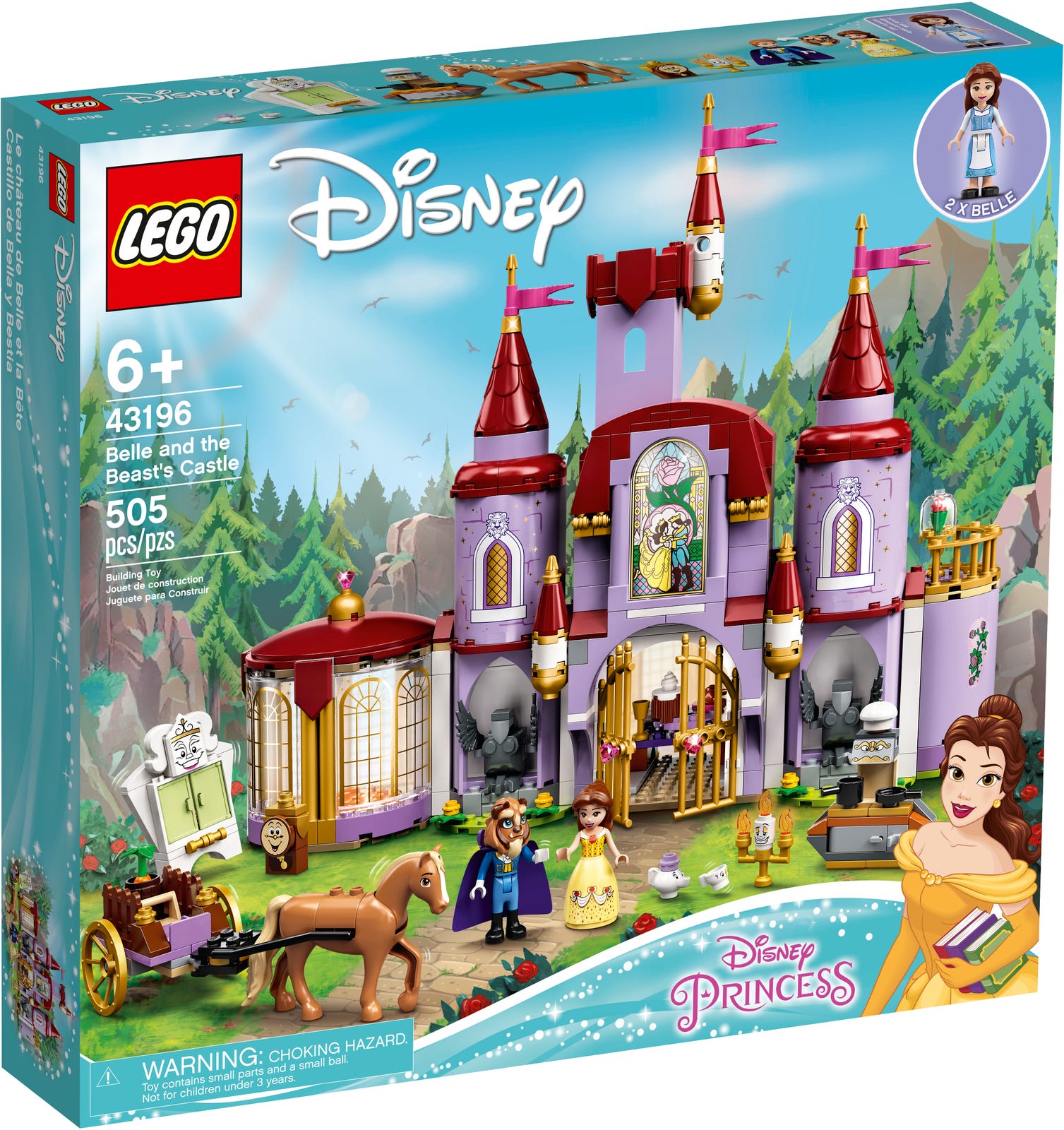 Lego Belle & the Beast's Castle 43196