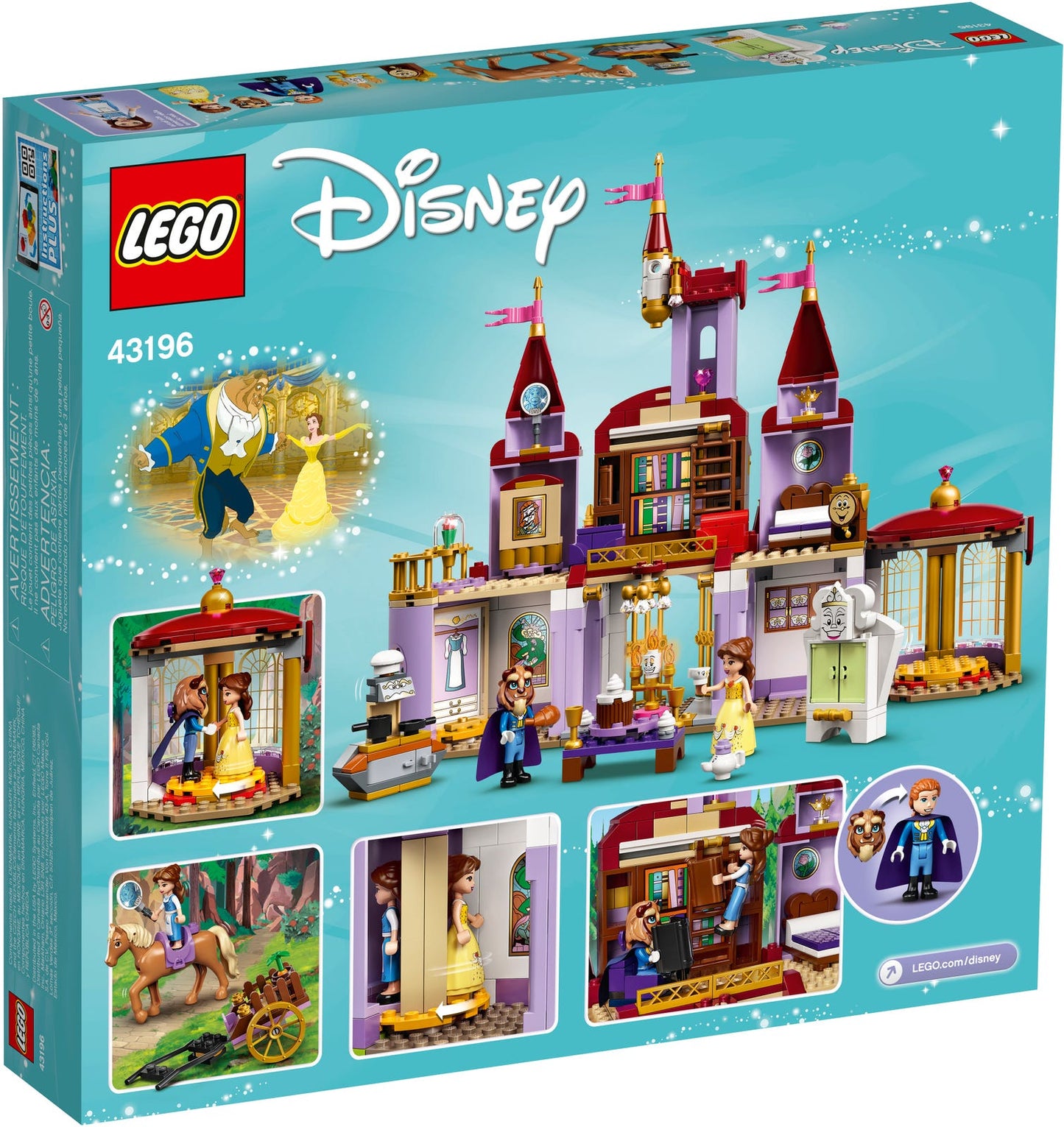 Lego Belle & the Beast's Castle 43196