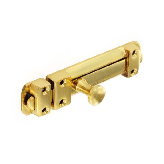Securit Brass Door Bolt Heavy 100mm