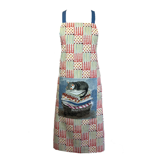 Alex Clark Apron Laundry Basket Cat