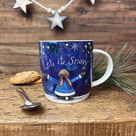 Alex Clark Christmas Let It Snow Mug
