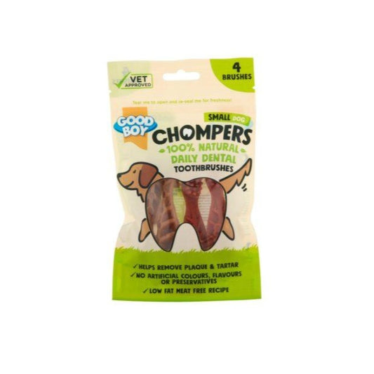 Good Boy Dog Chompers Toothbrush Small 4-Pack