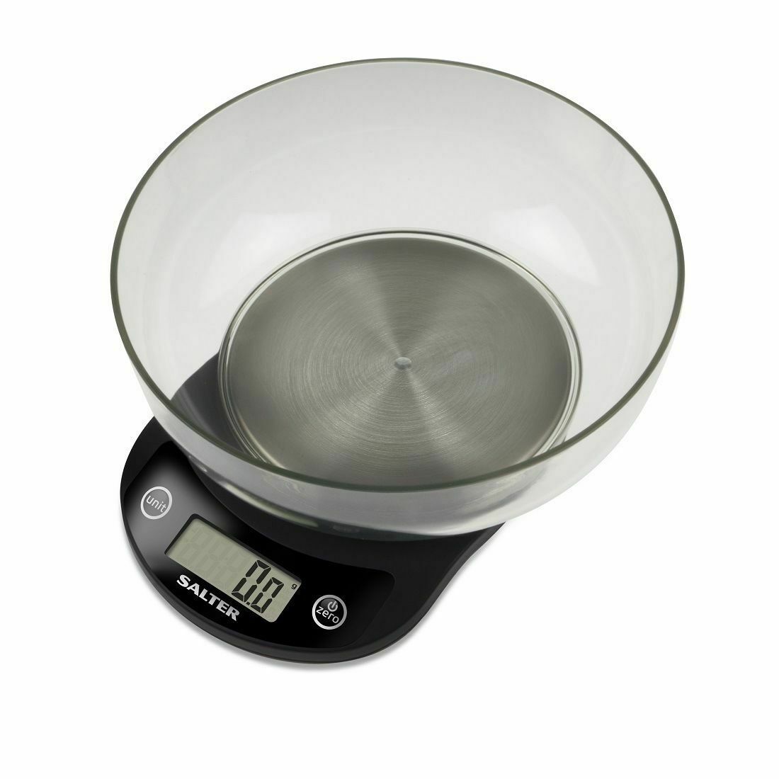Salter Precision Electronic Bowl Kitchen Scale Black