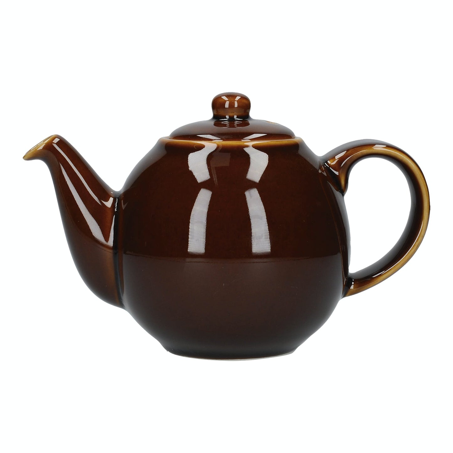 London Pottery Globe 10 Cup Teapot Rockingham Brown