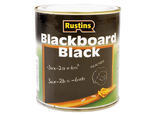 Rustins Quick Dry Matt Blackboard Paint 500ml
