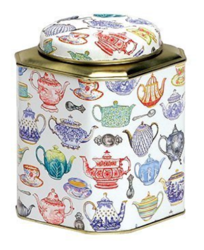 Deborah Pope Tea Time Caddy with English Breakfast Tea Bags