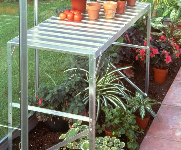 Halls 1 Tier Slatted Greenhouse Staging 4ft