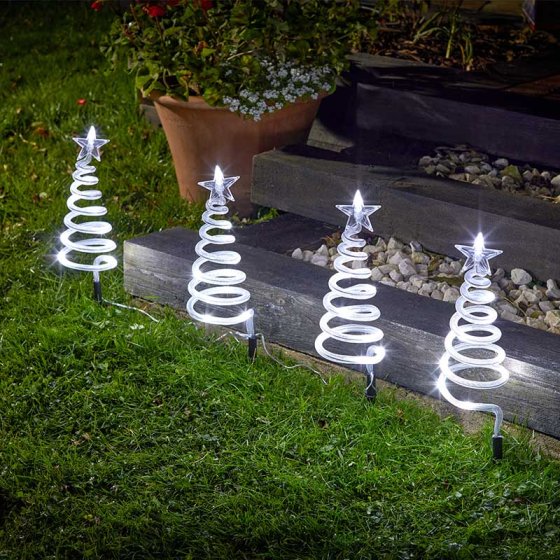 Three Kings TreeSpiral Stakes Cool White