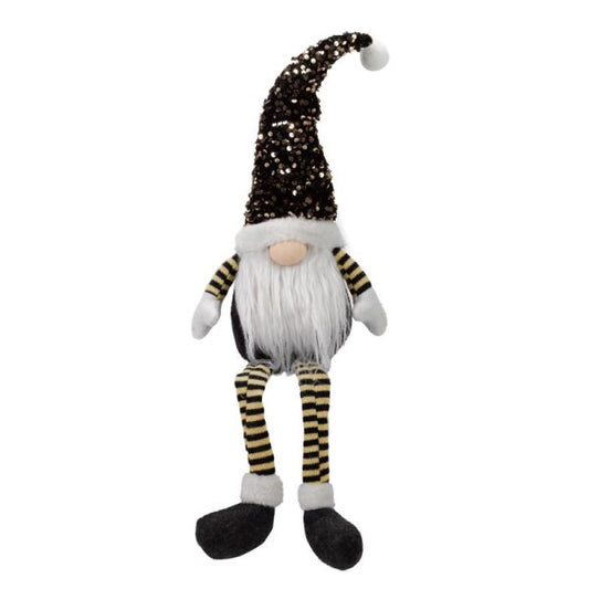 Three Kings Seated GlamGonk Black & Gold Gonk