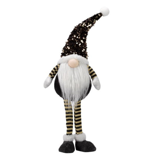 Three Kings GlamGonk Large Black & Gold Gonk