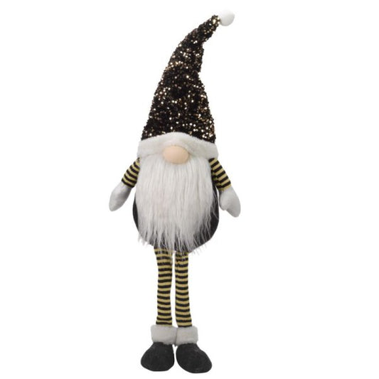 Three Kings GlamGonk Jumbo Black & Gold Gonk