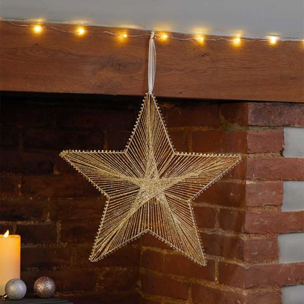 Three Kings Gold GlitziStar Decoration