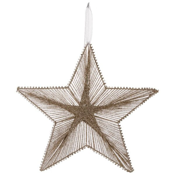 Three Kings Gold GlitziStar Decoration
