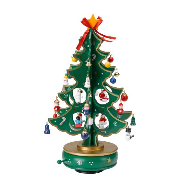 Three Kings Musical Spinning DecoTree Traditional
