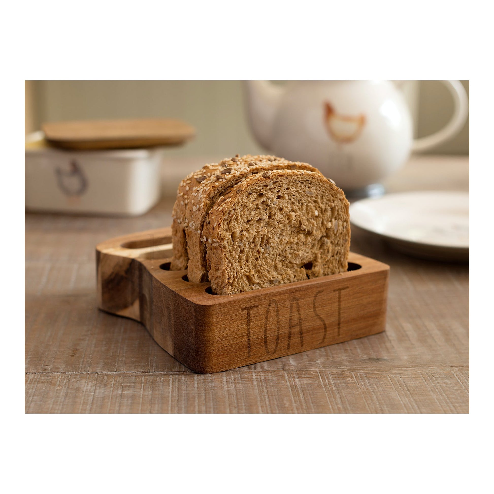 Apple Farm Wooden Toast Rack