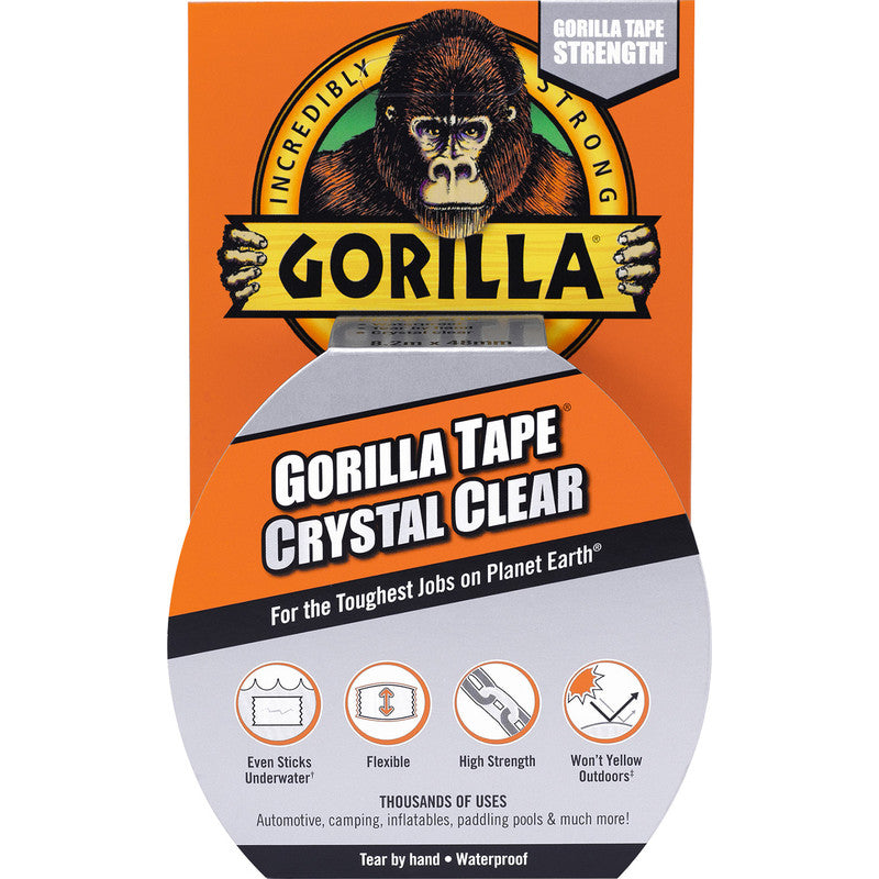 Gorilla Tape Crystal Clear 48mm x 8.2m