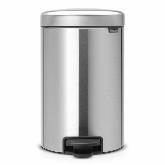 Brabantia New Icon Bin 12L Pedal Matt Steel Fingerprint Proof
