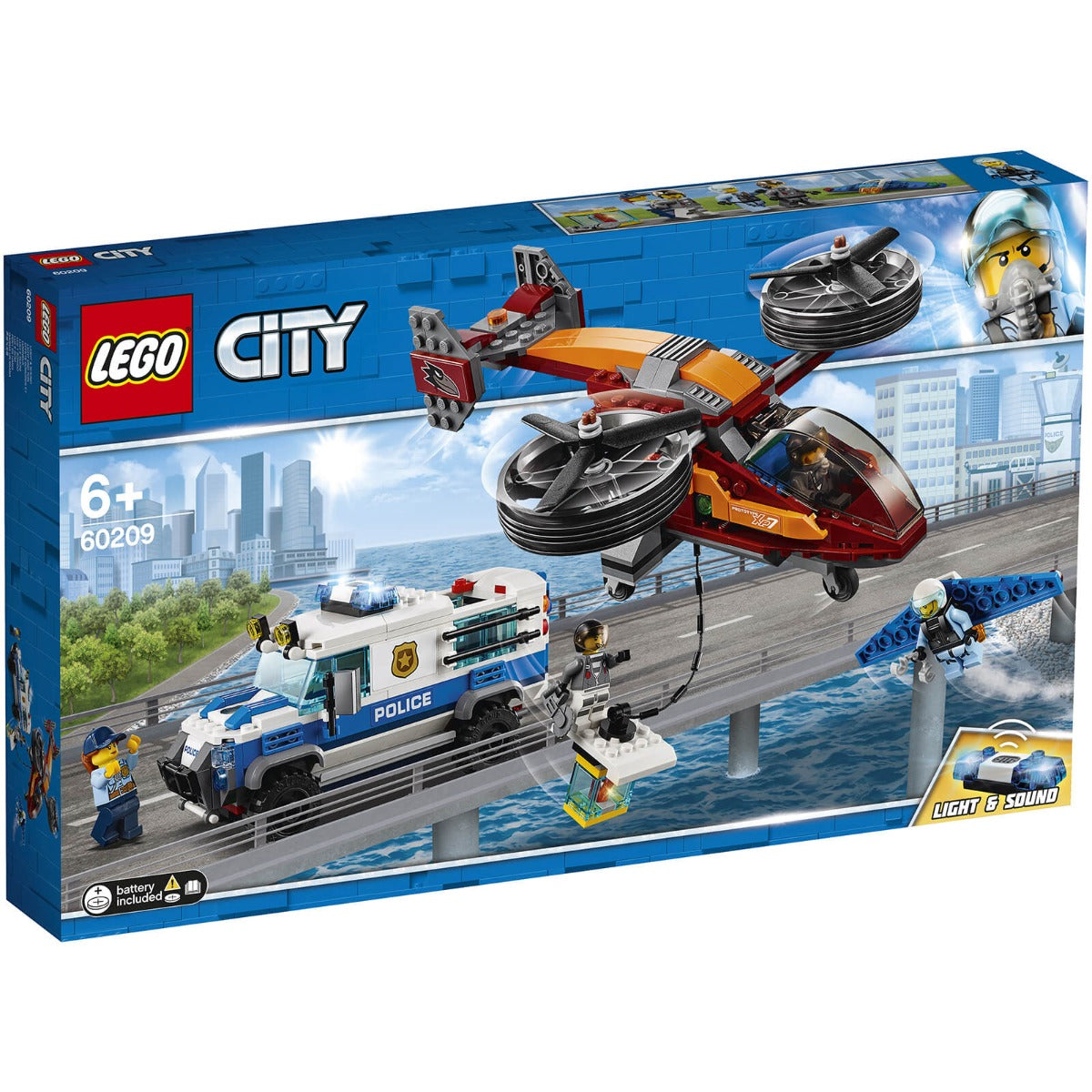 LEGO City Sky Police Diamond Heist 60209