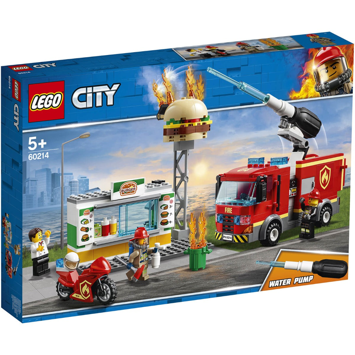 LEGO City Burger Bar Fire Rescue 60214