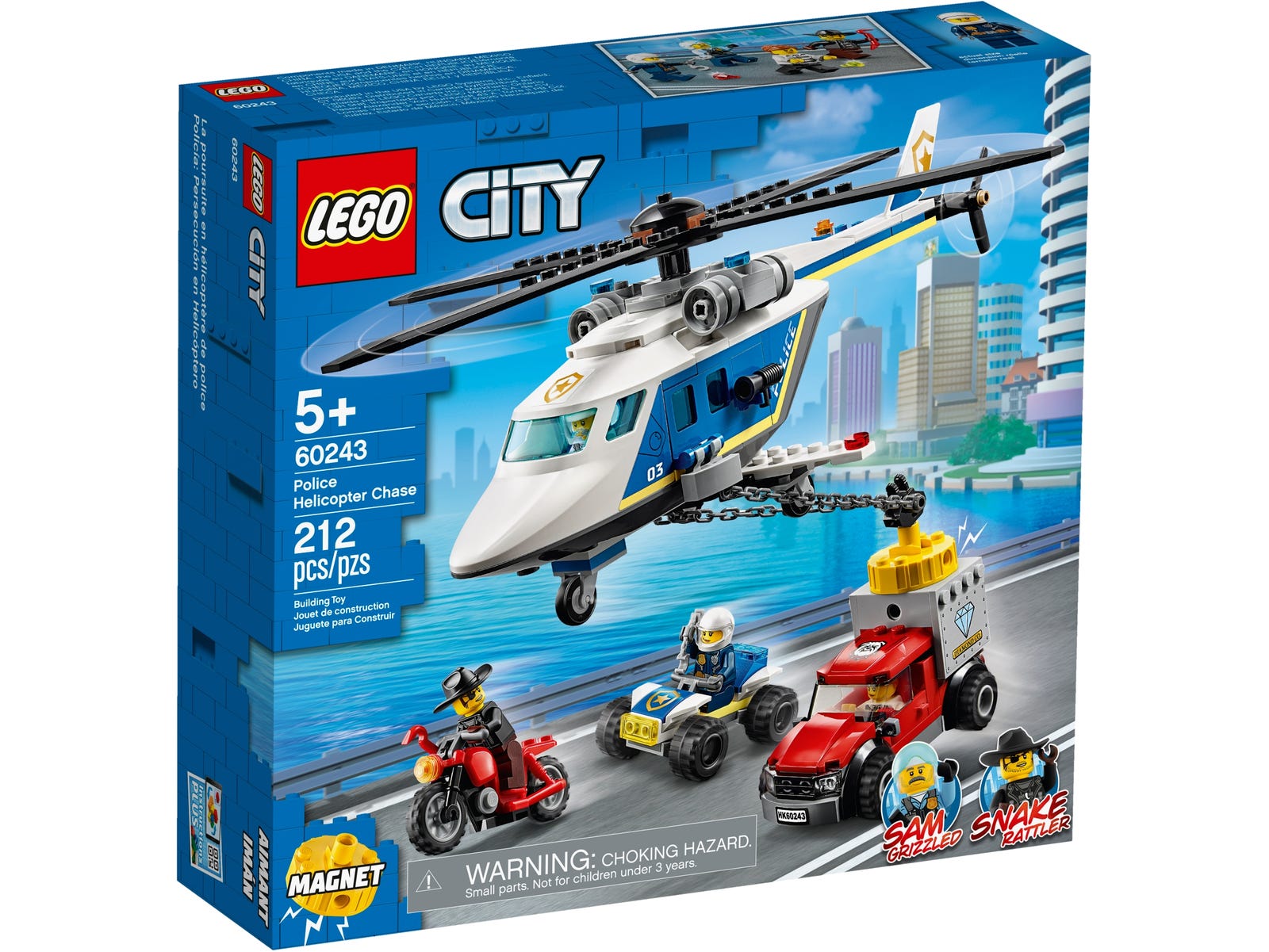 Lego City Police Helicopter Chase 60243
