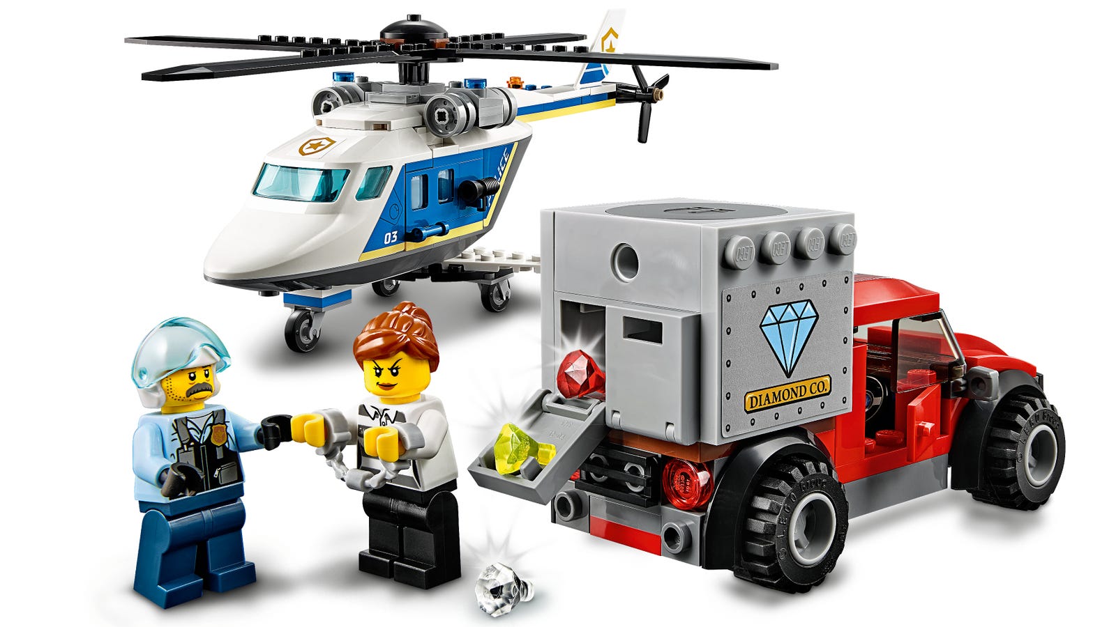 Lego City Police Helicopter Chase 60243