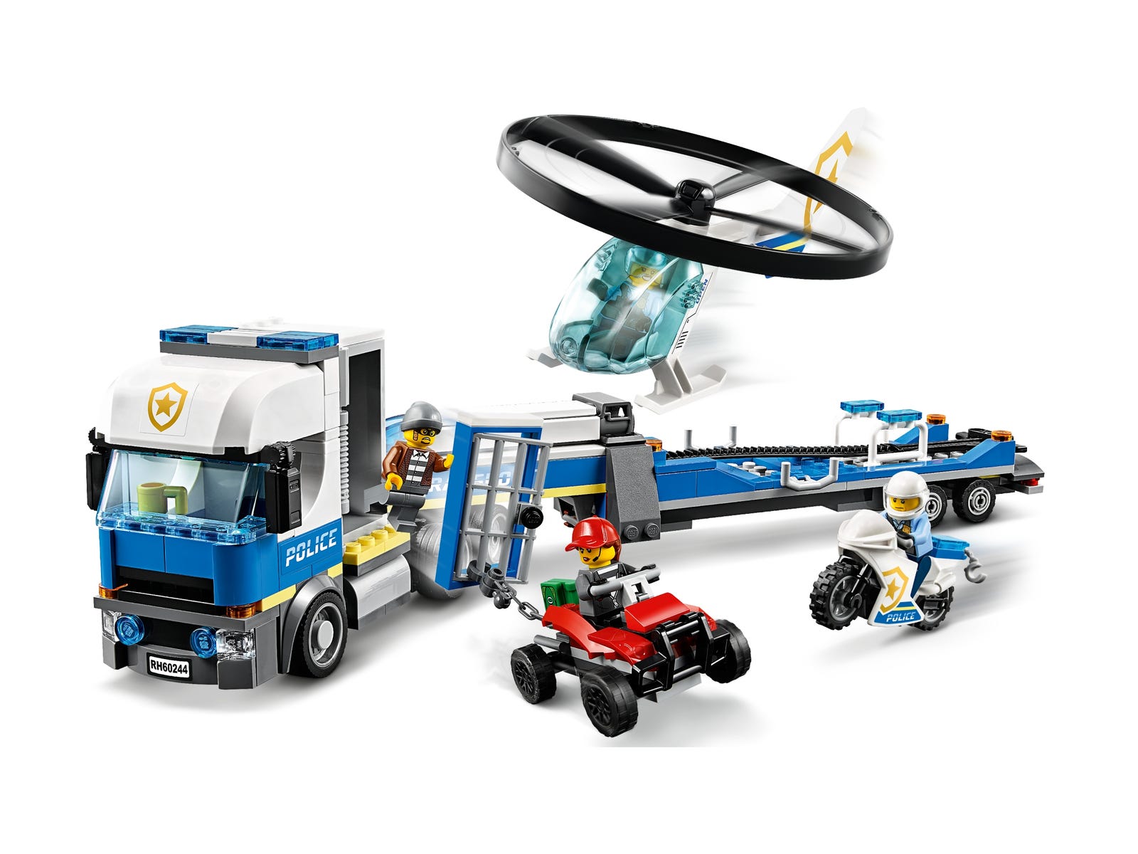 Lego City Police Helicopter Transport 60244