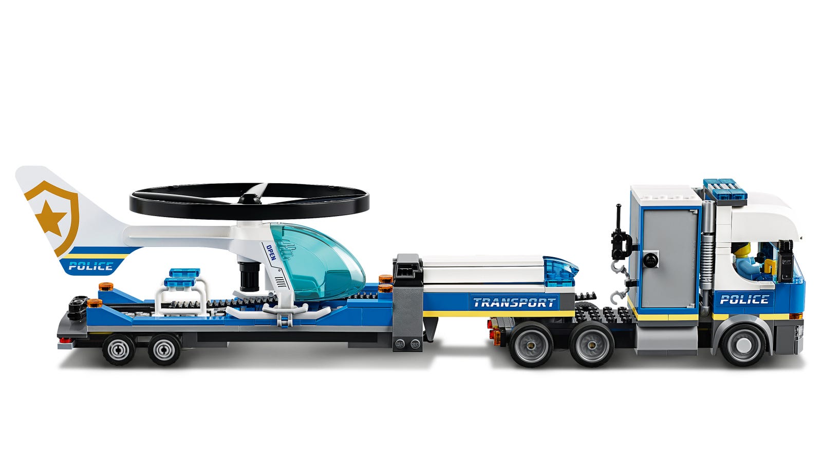 Lego City Police Helicopter Transport 60244
