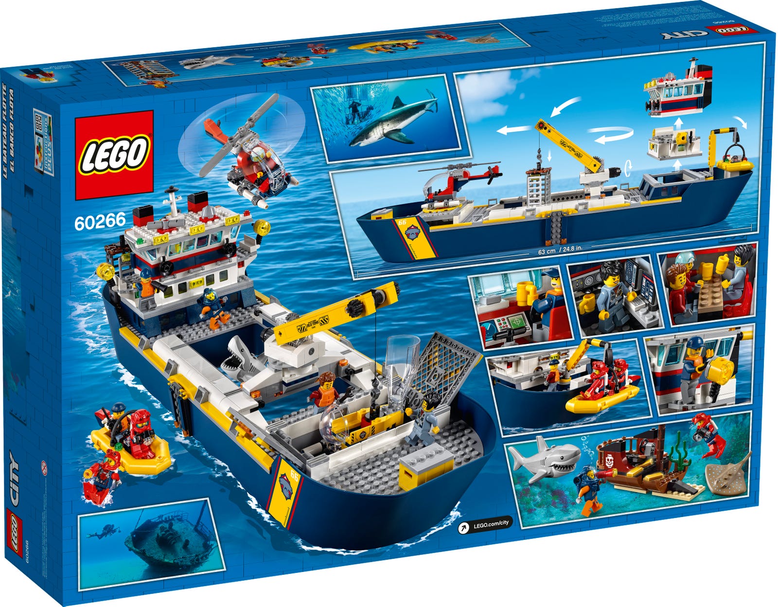 City Ocean Exploration Ship 60266 Lego City De Barco LEGO City