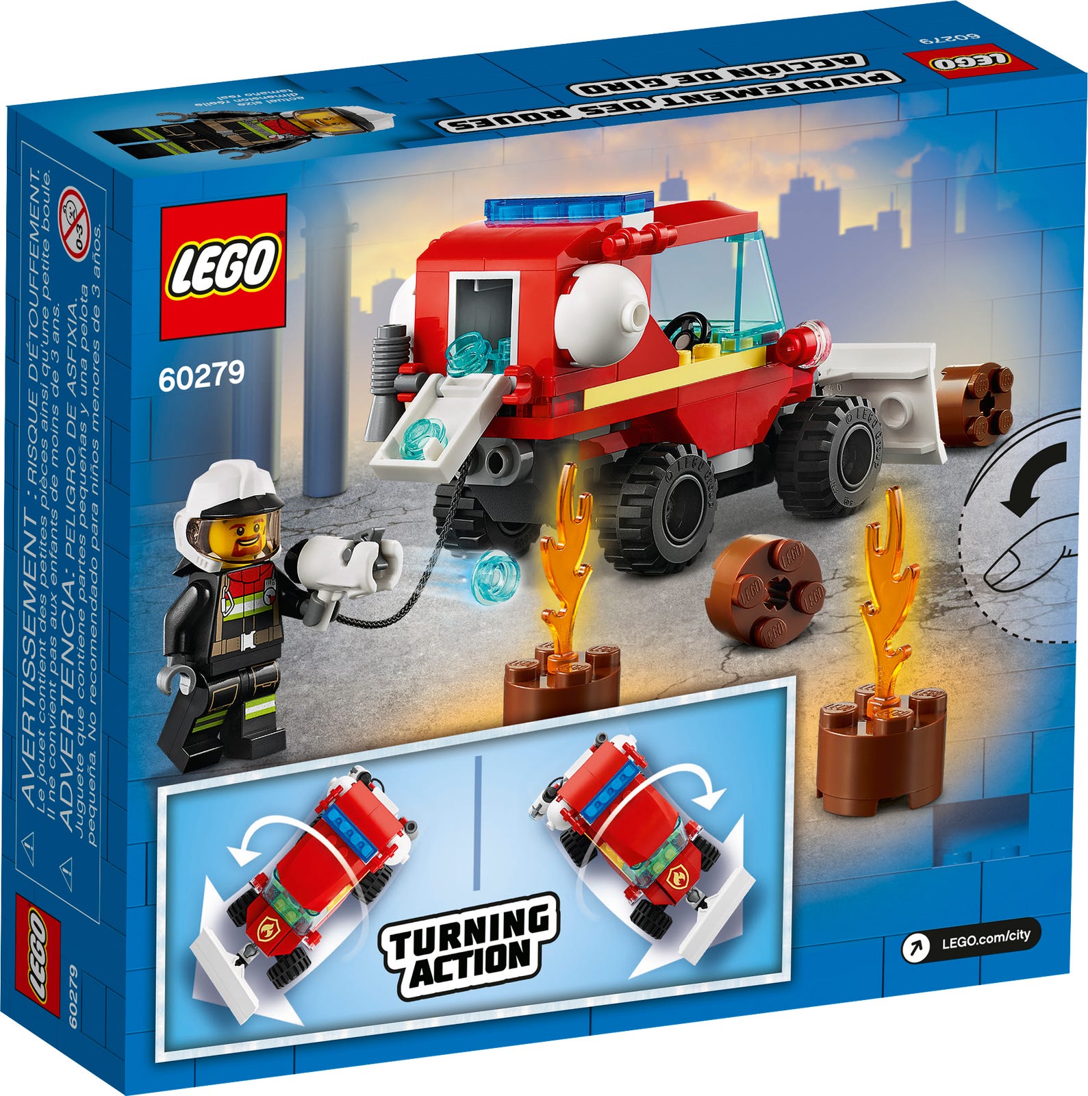 LEGO City Fire Hazard Truck 60279