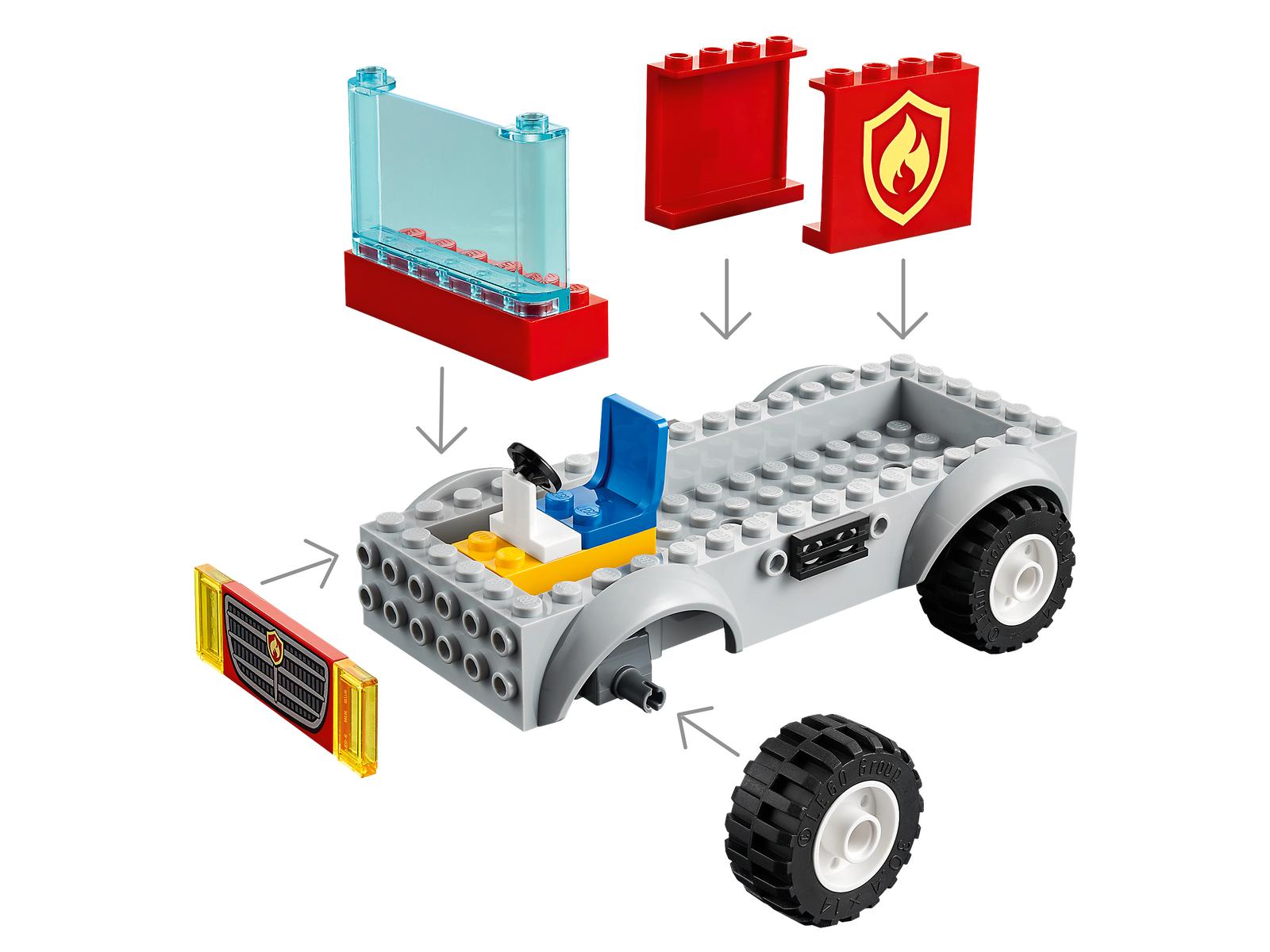 LEGO City Fire Ladder Truck 60280