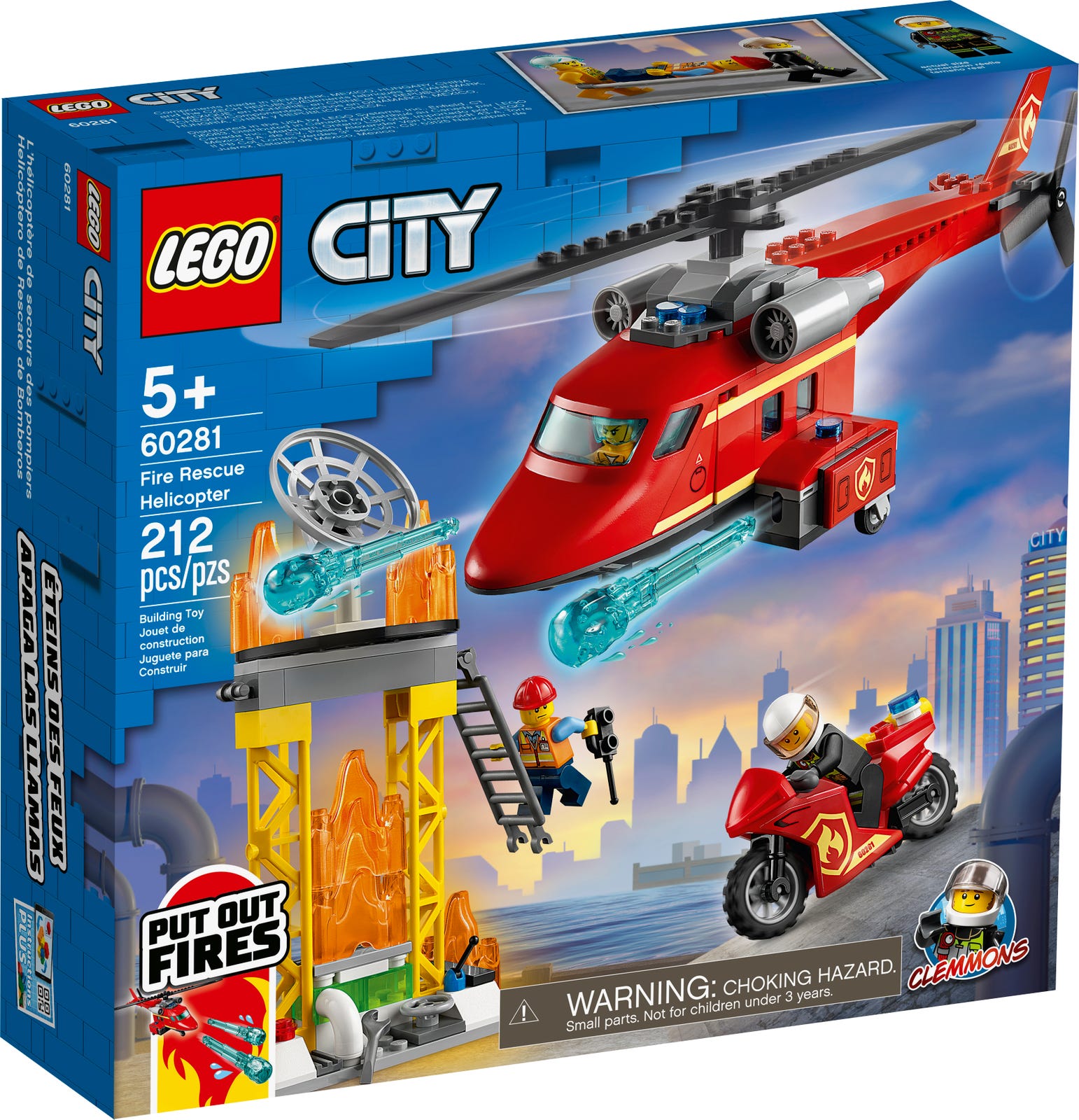 LEGO City Fire Rescue Helicopter 60281