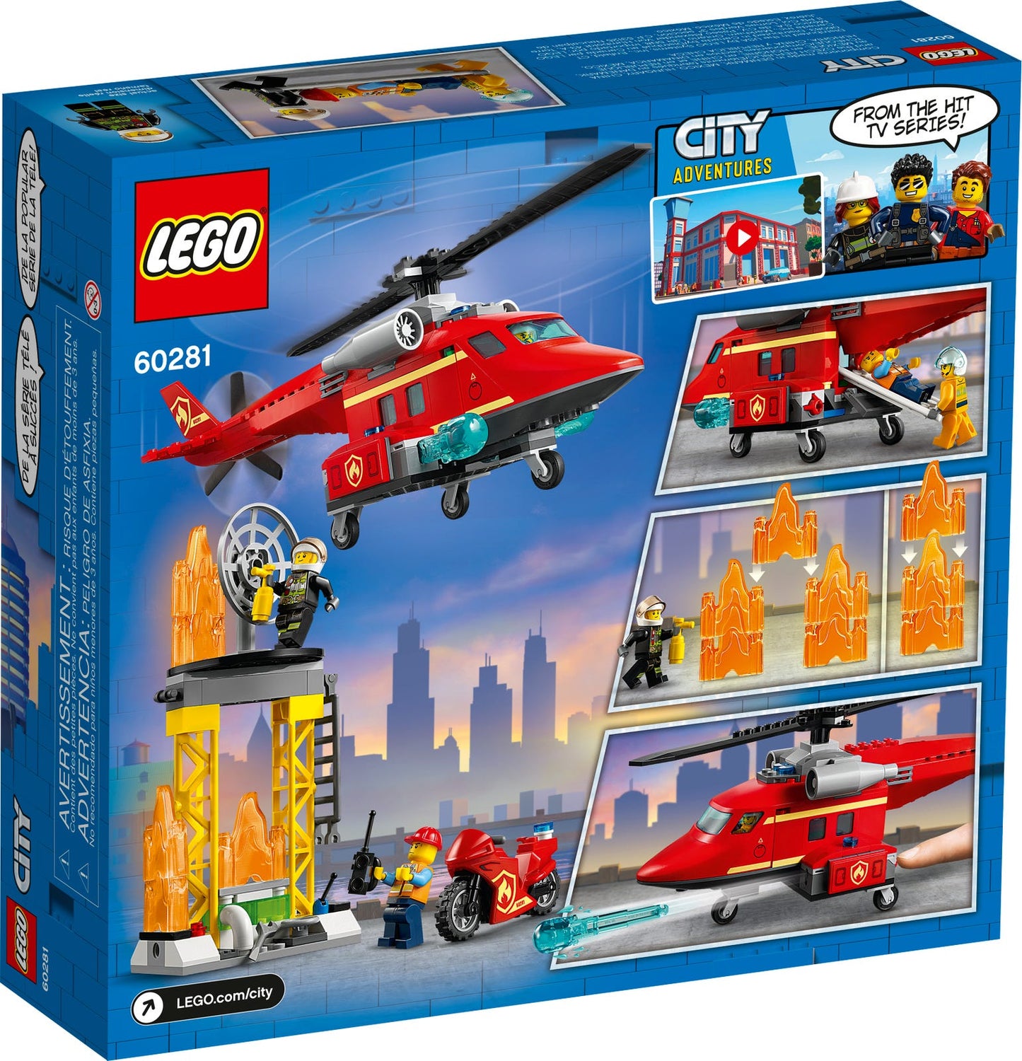 LEGO City Fire Rescue Helicopter 60281