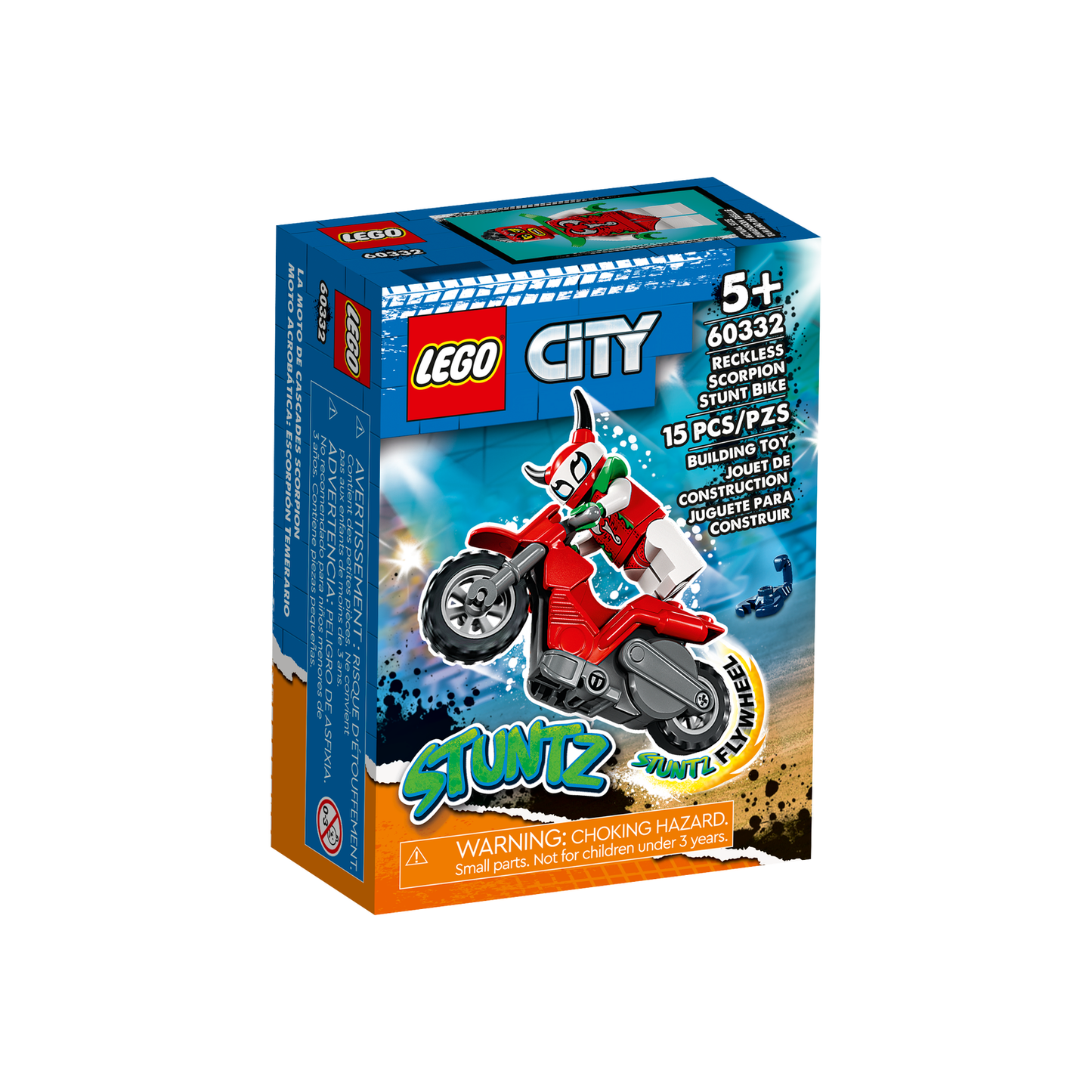 Lego City Reckless Scorpion Stunt Bike 60332
